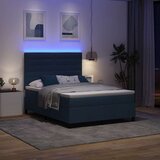  Krevet s opruga kutije s madracem Plava 160 x 200 cm tkanina | shoptok.hr