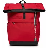 Tommy Hilfiger Nahrbtnik Th Monotype Rolltop Backpack AM0AM11792 Primary Red XLG
