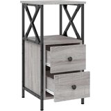 vidaXL Noćni ormarić boja hrasta 34x35 5x70 cm od konstruiranog drva | shoptok.hr