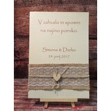  Poročne zahvale PORZAH 123 | Shoptok.si