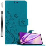  OnePlus v cvetlični modri barvi - zaščitni pokrov pri oblikovanju cvetja z magnetnim zapiranjem, stoječimi funkcijami in režami za kartice, (20588942) | Shoptok.si