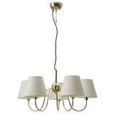  ByRydens 4202720-6509 - Visilica na sajli LYNF 5xE14/8W/230V mesing/bela | Eponuda.com