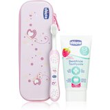 Chicco Always Smiling 12m+ set njege za zube za djecu Pink 1 kom | shoptok.hr
