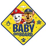  Znak Baby on board Paw patrol žuto-plavi | shoptok.hr