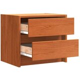  Posteljne mize 2 pcs Voskast rjav 40 x 30,5 x 35,5 cm Borovina, (5000107220) | Shoptok.si