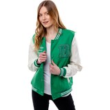 Glano Women's Baseball Jacket - Green Cijene
