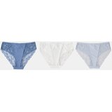 Sinsay Gaćice slip s ukrasnom čipkom 3 pack | shoptok.hr