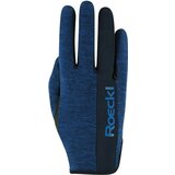 Roeckl Jahalne rokavice Mannheim - Dark Blue Melange - 8 | Shoptok.si