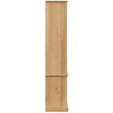 vidaXL Steklena vitrina VIGO 85x35x170 cm trdna borovina | Shoptok.si
