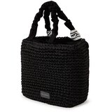Karl Lagerfeld Torba za na plažo črna / bela | Shoptok.si