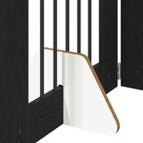  Vrata za pse s postoljem 6 pcs Crni hrast 60 x 60 cm | shoptok.hr