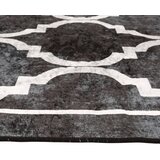  Perivi tepih crno-bijeli 190 x 300 cm | shoptok.hr