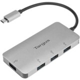Targus Adaptador USB-C A 4XUSB 3.0 PLATA, (20837053) | Shoptok.si