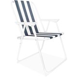 Aga Sklopiva stolica AGA OXFORD MR2126 - plava s prugama | shoptok.hr