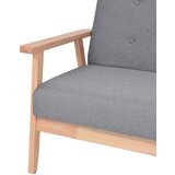  2-dijelni set sofa od tkanine svjetlosivi | shoptok.hr