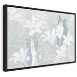  Slika - Cat Matters (1 Part) Wide - First Variant 60x40 U crnom drvenom okviru | shoptok.hr
