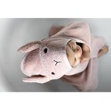 Kindsgut Ružičasti/smeđi pamučan dječji ručnik s kapuljačom 75x75 cm Rabbit – | shoptok.hr