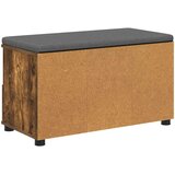  Klupa za hodnik s jastukom Dimljeni Hrast 80 x 38 x 46 cm | shoptok.hr
