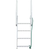 vidaXL ljestve za dok ostalo srebrno 58 x 77 x 166 cm aluminij | shoptok.hr