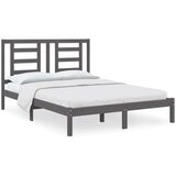  Posteljni okvir siv iz trdne borovine 150x200 cm 5FT, (20645233) | Shoptok.si