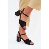 Boto Women's Heeled Sandals Black Sarena | shoptok.hr