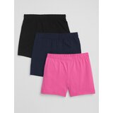 GAP Colorful Girls' Children's Shorts Cartwheel Shorts in Stretch Jersey, 3pcs | ePonuda.com