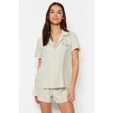Trendyol Pajama Set - Brown - Plain | shoptok.hr