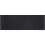  Pravokutni tepih crni 70x200 cm bambus | Shoptok.si