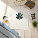 batman unisex majica bela