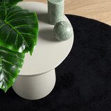  Tepih OVIEDO kratkih vlakana crni Ø 160 cm | shoptok.hr