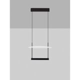 Nova Luce Bijela/mat crna LED viseća svjetiljka aluminijska s mogućnosti zatamnjivanja ø 40 cm Diona – | shoptok.hr