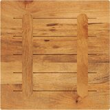 Stolna Mizna plošča 60x60x3,8 cm kvadratna trden mangov les | Shoptok.si