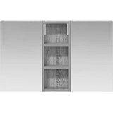  Komplet omaric za kopalnico z LED lučmi 3 pcs 80 x 10,5 x 50 cm, (5000246385) | Shoptok.si