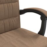  Uredski naslonjač od tkanine smeđi | shoptok.hr