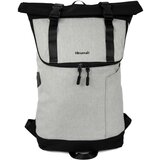 Himawari Unisex's Backpack Tr23093-1 Black/Light Grey cene