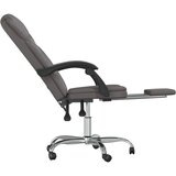  Uredski naslonjač od umjetne kože sivi | shoptok.hr