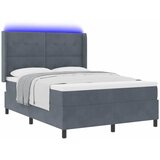  s opruga kutije Tamno siva 140 x 190 cm Baršun | shoptok.hr