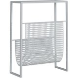  Stalak za časopise srebrni 35 x 15 x 45 cm čelični | shoptok.hr