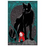  Slika - Red Riding Hood (1 Part) Vertical 60x90 Na talijanskom platnu | shoptok.hr