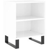  Noćni ormarići 2 kom sjajni bijeli 40x30x50cm konstruirano drvo | Eponuda.com