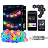 INF 10 m 50 LED zunanjih luči na nizu z nadzorom aplikacije, (21383643) | Shoptok.si