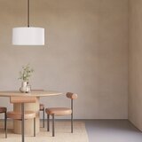 Candellux Lighting Bijela viseća svjetiljka s tekstilnim sjenilom ø 40 cm Shanti – | shoptok.hr