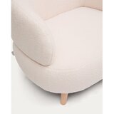 Kave Home Bež fotelja od bouclé tkanine Luisa – | shoptok.hr