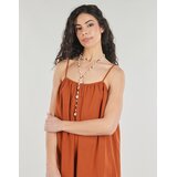Vila Dolge obleke VIPRISILLA SINGLET LONG DRESS Kostanjeva | Shoptok.si