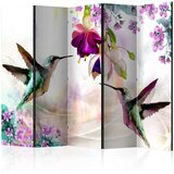  Paravan u 5 dijelova - Hummingbirds and Flowers II [Room Dividers] 225x172 | shoptok.hr