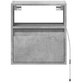  Zidni TV ormarići LED 2 kom boja betona 41x31x45 cm | shoptok.hr