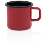 Metalac lončić klasični 8 cm/ 0,37 lit. crveno crni | shoptok.hr