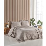 Mijolnir Smeđi set prekrivača i jastučnica za bračni krevet 220x240 cm Ilda - Cijene