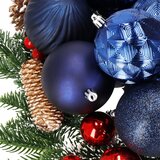  Set Božićnih Kuglica za Ukrasiti Božićno Drvo, 8 cm, 30 komada | shoptok.hr