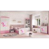 MID.YOU Dječji krevet Dreamy vila 2 160x80 sa madracem s ladicom Rozičasta | shoptok.hr